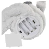 Kép 8/11 - LED karácsonyi ülő hóember, 31 cm, 3× AA, beltérre, meleg fehér