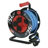 Kép 1/9 - Weatherproof kábeltekercs 25 m / 4 aljzat / kék / szilikon / 230 V / 1,5 mm2