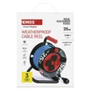 Kép 5/9 - Weatherproof kábeltekercs 25 m / 4 aljzat / kék / szilikon / 230 V / 1,5 mm2