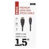 Kép 3/8 - EMOS HDMI kábel 2.0 A-C dugó 1.5m