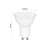 Kép 3/11 - LED izzó GoSmart MR16 / GU10 / 4,8 W (35 W) / 400 lm / RGB / dimmelhető / Zigbee