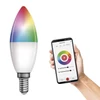 Kép 5/11 - LED izzó GoSmart gyertya / E14 / 4,8 W (40 W) / 470 lm / RGB / dimmelhető / Zigbee
