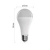 Kép 3/11 - LED izzó GoSmart A65 / E27 / 14 W (94 W) / 1 400 lm / RGB / dimmelhető / Zigbee