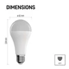 Kép 4/11 - LED izzó GoSmart A65 / E27 / 14 W (94 W) / 1 400 lm / RGB / dimmelhető / Zigbee