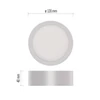 Kép 4/14 - LED felületi lámpatest NEXXO, kerek, fehér, 7,6W, Természetes fehér