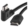 Kép 1/8 - EMOS HDMI kábel 2.0 A-A dugó 90°, 1.5m