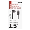 Kép 3/8 - EMOS HDMI kábel 2.0 A-A dugó 90°, 1.5m