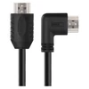 Kép 5/8 - EMOS HDMI kábel 2.0 A-A dugó 90°, 3m