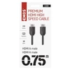 Kép 3/8 - EMOS HDMI kábel 2.0 A-A dugó 0.75m