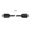 Kép 6/8 - EMOS HDMI kábel 2.0 A-A dugó 0.75m