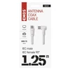 Kép 3/8 - EMOS Antenna koax kábel 90° 1,25m