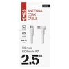 Kép 3/8 - EMOS Antenna koax kábel 90° 2,5m
