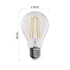 Kép 3/10 - LED izzó Filament A60 / E27 / 7,5 W (75 W) / 1 055 lm / természetes fehér / dimmelhető
