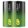Kép 2/6 - GP Ultra Plus Alkáli elem LR20 (D) 2db