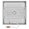 Kép 7/13 - LED felületi lámpatest NEXXO, négyzet, fehér, 12,5W,Természetes fehér