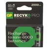 Kép 1/4 - GP ReCyko Pro NiMH Akkumulátor HR6 (AA) 4db