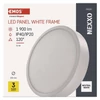 Kép 9/14 - LED-es felületi lámpatest NEXXO, kerek, fehér, 21W, semleges fehér