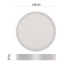 Kép 4/14 - LED-es felületi lámpatest NEXXO, kerek, fehér, 28,5W, semleges fehér