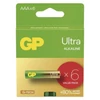 Kép 1/4 - GP Ultra Alkáli elem AAA 6 db