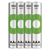 Kép 2/9 - GP ReCyko NiMH Akkumulátor HR03 (AAA) 950mAh 4db