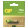 Kép 1/7 - GP Ultra Alkáli elem AAA 4db