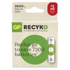 Kép 1/9 - GP ReCyko NiMH Akkumulátor HR6 (AA) 2600mAh 6db