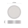 Kép 4/14 - LED felületi lámpatest NEXXO, kerek, fehér, 12,5W, Természetes fehér