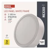 Kép 9/14 - LED felületi lámpatest NEXXO, kerek, fehér, 12,5W, Természetes fehér