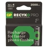 Kép 1/4 - GP ReCyko Pro Photo Flash NiMH Akkumulátor HR6 (AA) 4db
