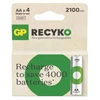 Kép 1/9 - GP ReCyko NiMH Akkumulátor HR6 (AA) 2100mAh 4db