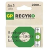 Kép 1/9 - GP ReCyko NiMH Akkumulátor HR6 (AA) 2600mAh 4db