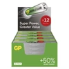 Kép 1/4 - GP Super Alkáli elem AAA 2db/fólia, display box