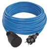 Kép 1/8 - Weatherproof hosszabbító kábel 20 m / 1 csatlakozó / kék / szilikon / 230 V / 1,5 mm2