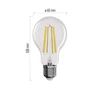 Kép 3/10 - LED izzó Filament A60 / E27 / 11W (100W) / 1521 lm / meleg fehér
