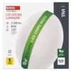 Kép 10/17 - LED mennyezeti lámpatest TIVI, kerek, fehér 12,5W, IP44, Természetes fehér