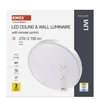 Kép 9/11 - LED lámpatest LIVI 50 cm, 45 W, hideg-meleg fehér, távirányítóval szabályozható, dimmelhet