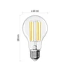 Kép 3/15 - LED izzó Filament A60 A CLASS / E27 / 7,2 W (100 W) / 1521 lm / természetes fehér