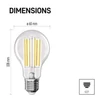 Kép 5/15 - LED izzó Filament A60 A CLASS / E27 / 7,2 W (100 W) / 1521 lm / természetes fehér