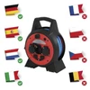 Kép 8/20 - Weatherproof kábeltekercs 20 m / 3 aljzat / kék / szilikon / 230 V / 1,5 mm2