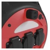 Kép 16/20 - Weatherproof kábeltekercs 20 m / 3 aljzat / kék / szilikon / 230 V / 1,5 mm2