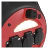 Kép 17/20 - Weatherproof kábeltekercs 20 m / 3 aljzat / kék / szilikon / 230 V / 1,5 mm2