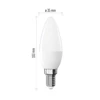 Kép 3/11 - LED izzó Classic gyertya / E14 / 6,5 W (60 W) / 806 lm / Hideg fehér