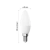 Kép 4/10 - LED izzó Basic gyertya / E14 / 9,4 W (60 W) / 806 lm / Természetes fehér