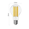 Kép 4/11 - LED izzó Filament A70 / E27 / 18 W (150 W) / 2452 lm / Meleg fehér