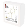 Kép 4/8 - LED karácsonyi fényfüggöny – 7 csillag, 67x125cm, kültéri és beltéri, meleg fehér