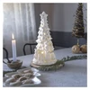 Kép 5/11 - Kerámia LED-es fa hóemberekkel, 33,5 cm, 2x AA, meleg fehér, időzítő