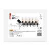Kép 7/10 - LED lánc napelemmel - 10x party égő, 5 m, kültéri és beltér, vintage