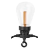 Kép 9/10 - LED lánc napelemmel - 10x party égő, 5 m, kültéri és beltér, vintage