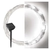Kép 6/11 - LED nano lánc napelemmel, réz, 12 m, kültéri és beltéri, hideg fehér, időzítő