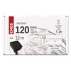 Kép 7/11 - LED nano lánc napelemmel, réz, 12 m, kültéri és beltéri, hideg fehér, időzítő